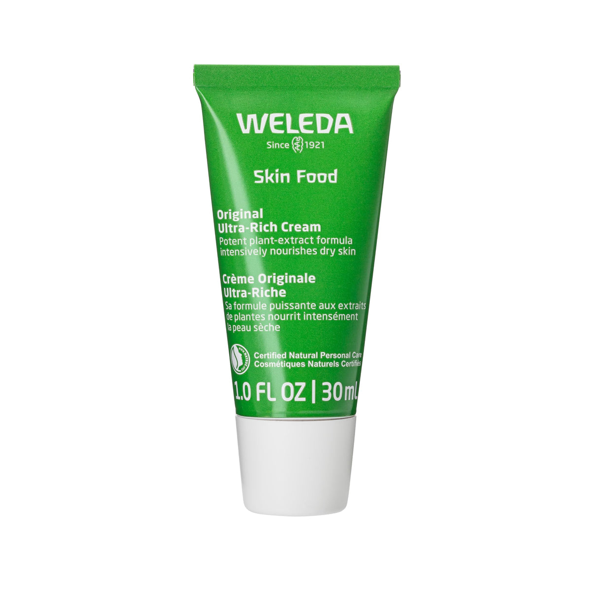 Weleda Skin Food, Dry Skin Moisturiser, Moisturising Cream & Primer, Face & Body, For Men & Women, Multiple Uses, 100% Certified Natural, Organic, 75ml