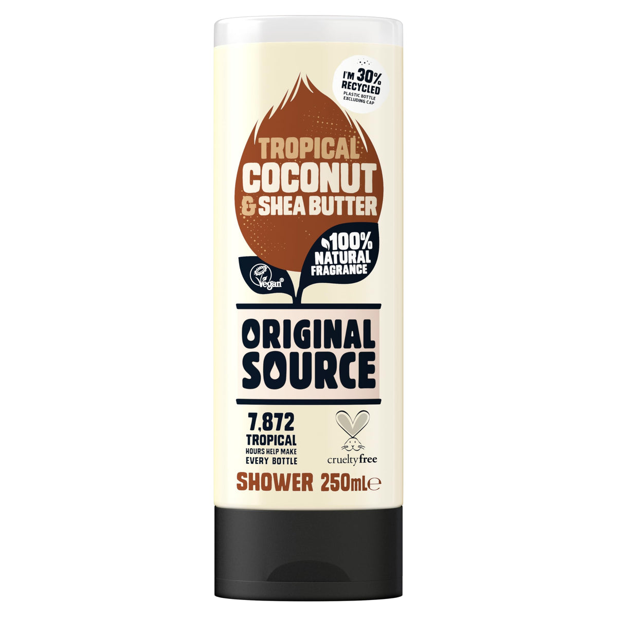 Original Source Mint & Tea Tree Shower Gel, 100 Percent Natural Fragrance, Vegan, Cruelty Free, Paraben Free, Large Bottle, 750 ml