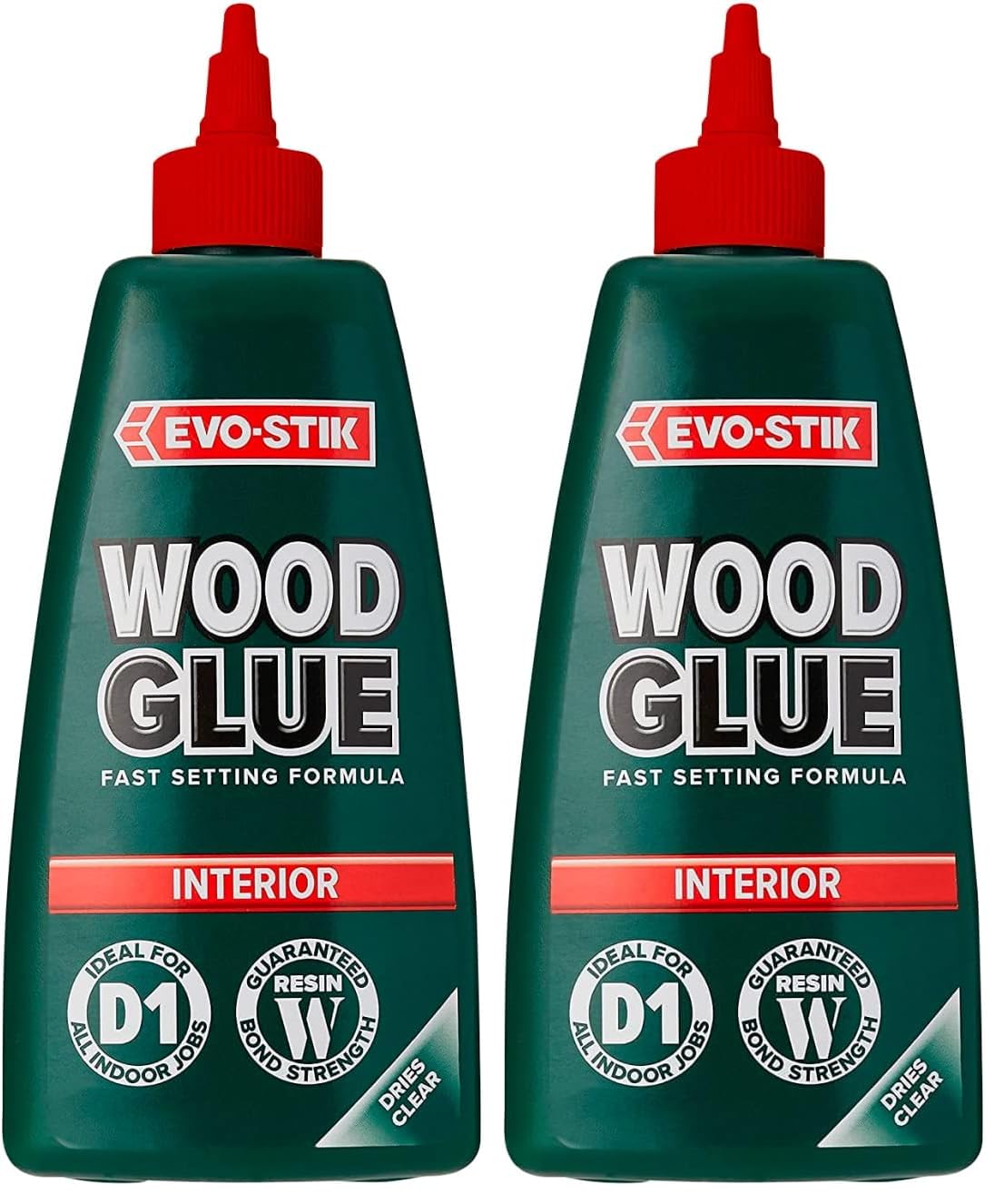 EVO-STIK Wood Glue 500ml - Interior - Extra Strong - Fast Setting Glue