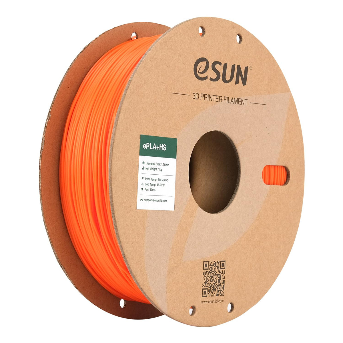eSUN PLA+ Filament 1KG, PLA+HS High Speed 3D Printer Filament, Cold White
