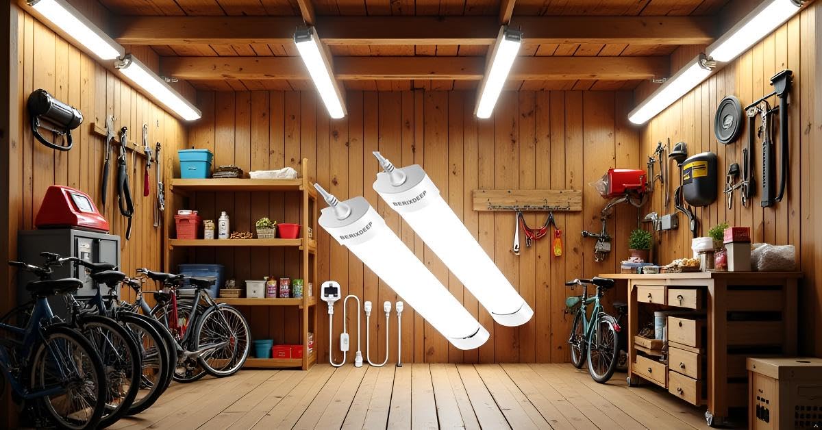Plug and Play LED Batten Light 4ft with 3m Cable, 36w, 6500K