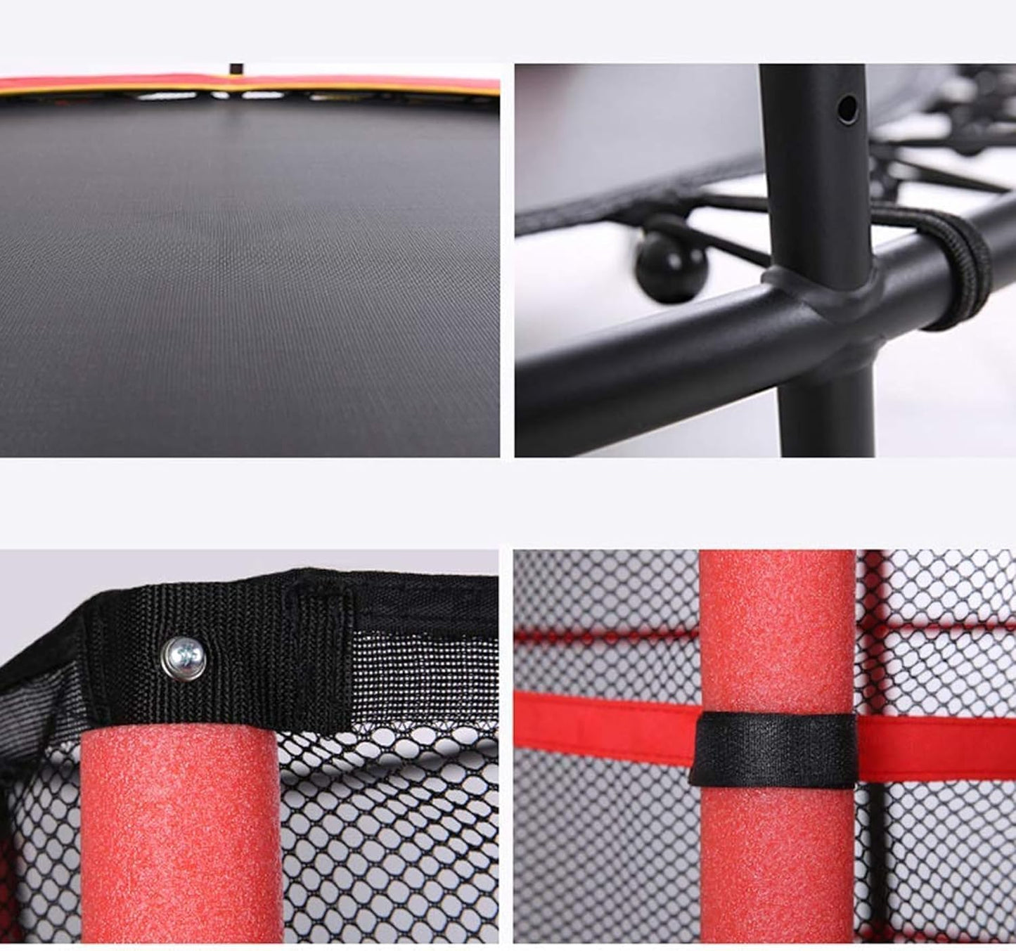 FK Sports 55" Kids Rebounder Trampoline with Safety Net — Bungee System, Max 100 kg