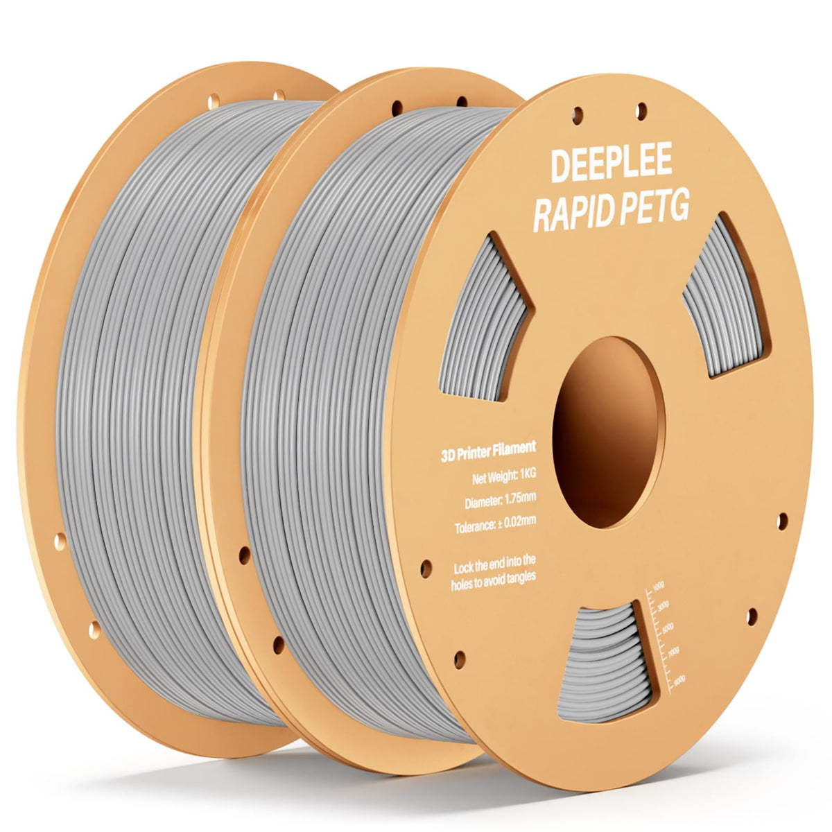 DEEPLEE Rapid PETG Filament 1.75mm Black 1KG