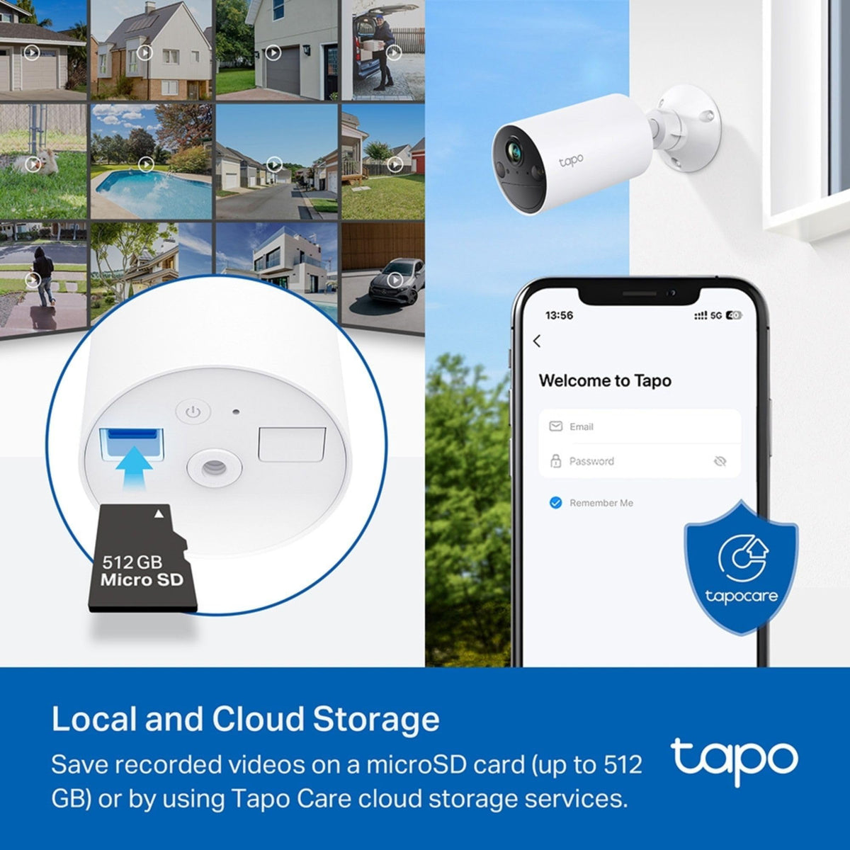 Tapo TC82 2K Battery Outdoor Security Camera Wireless