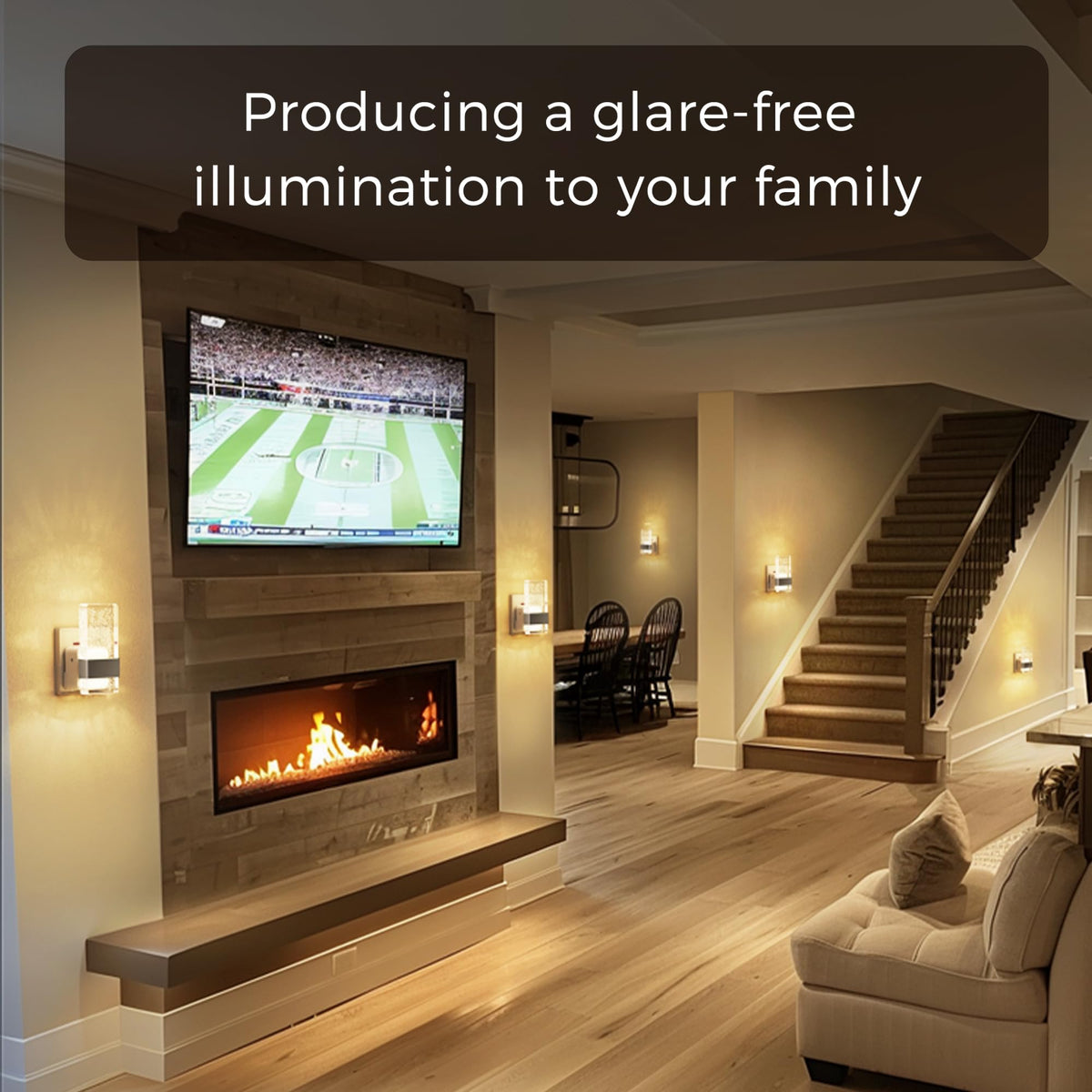 LOHAS-LED Night Light Plug in Wall with Motion Sensor, Dimmable Night Light