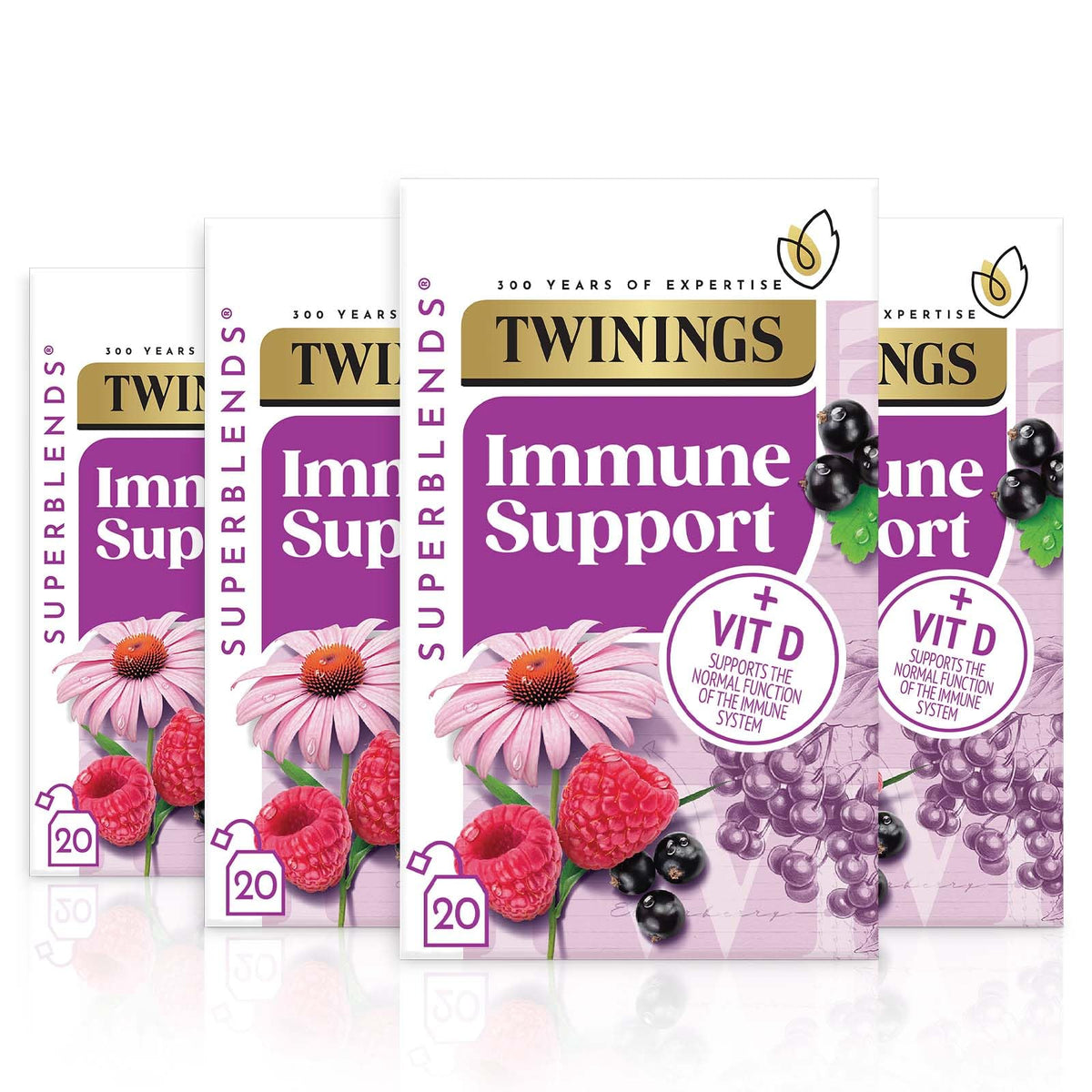 Twinings English Breakfast Tea, 4 x 80 Biodegradable Plant-Based Tea Bags