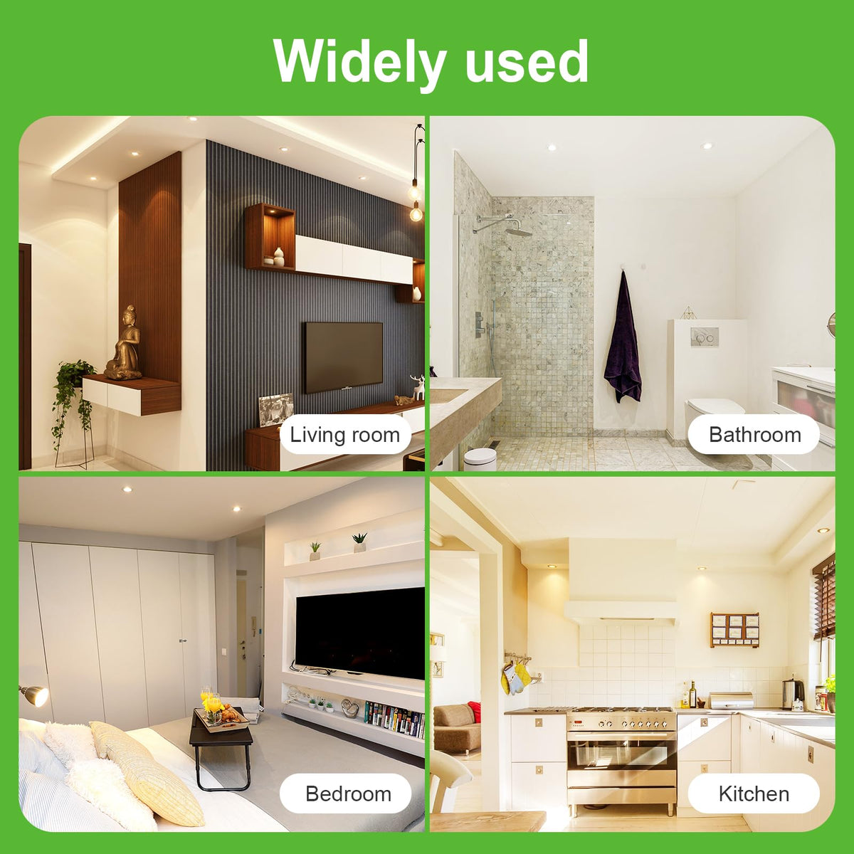GY GU10 LED Bulb 4.9W 790lm Cool White 6500K Energy Saving LED Bulb, The New UK Energy Efficiency Class B Replaces 80W, 110°Beam Angle Non-Dimmable, 10 Pack