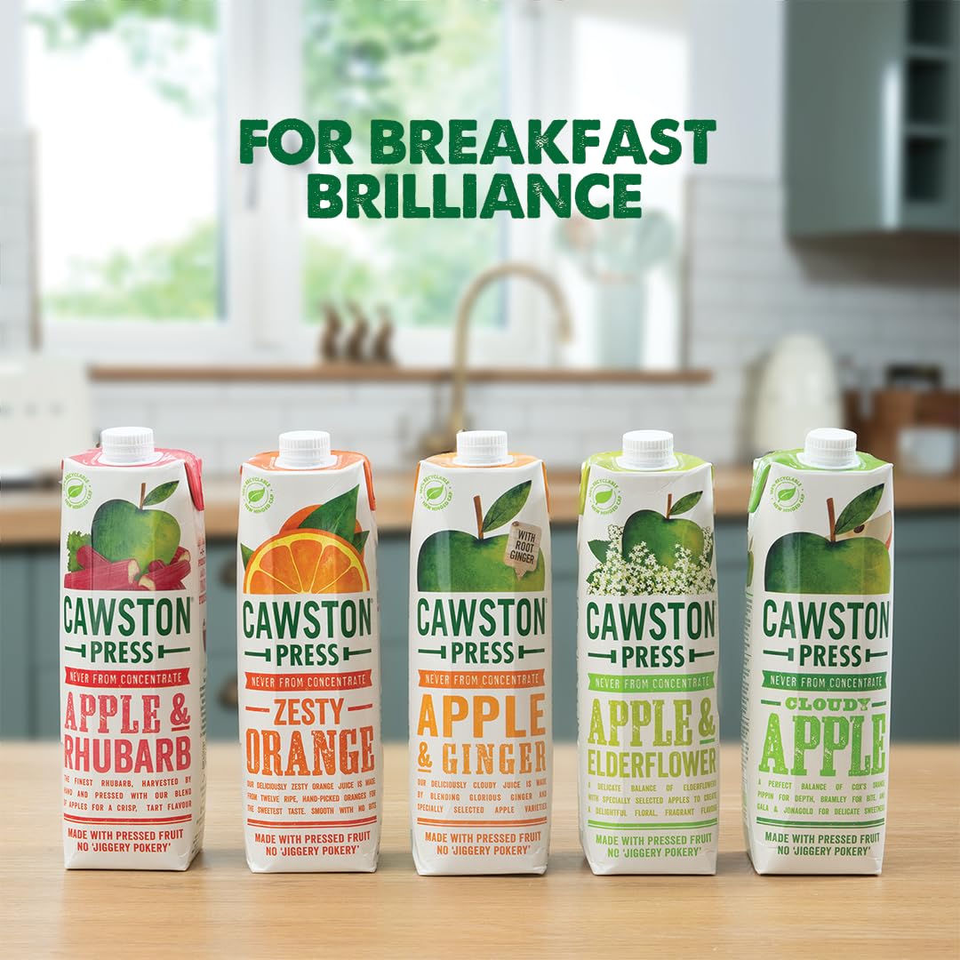Cawston Press Brilliant Beetroot Pressed Juice 1 litre (Pack of 6) - Pure Pressed Beetroot, Vegan, No Added Sugar