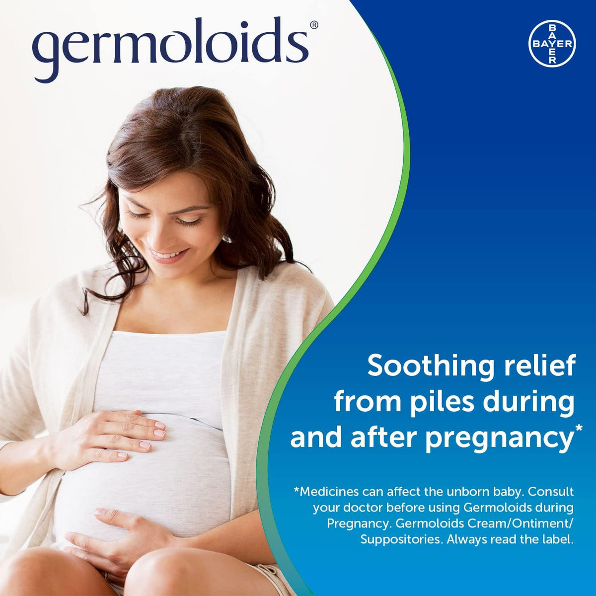 Germoloids Haemorrhoid Treatment & Piles Treatment Suppositories, Triple Action with Anaesthetic to Numb the Pain & Itch, 55 g, 24 Count (Pack of 1)