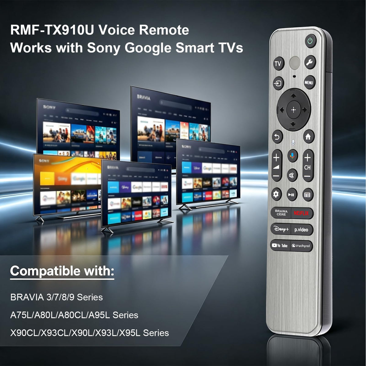 for-LG-Magic-Remote, Gvirtue Solar Voice Remote Control for-LG-Smart TV