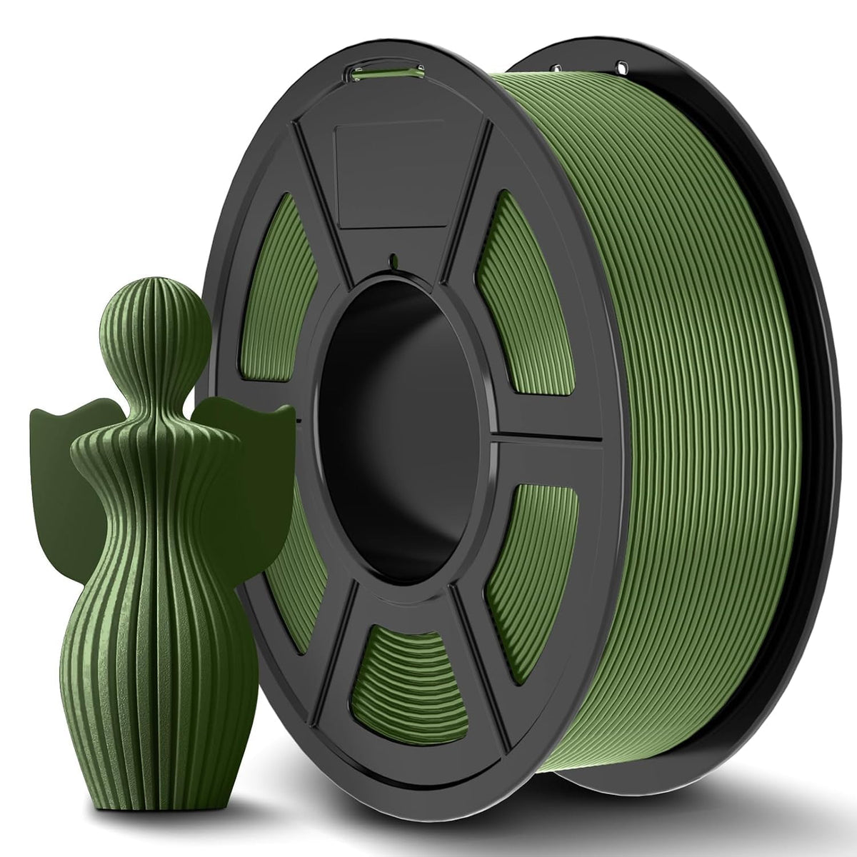 JAYO PLA+ 3D Printing Filament 1.75 mm, 1.1KG (2.4lbs) Spool Black