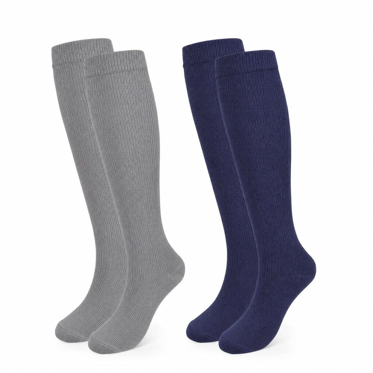 Compression Socks, (2/4/6/7 Pairs) for Men & Women 15-20 mmHg is Best for Athletics, Running, Flight Travel, Support