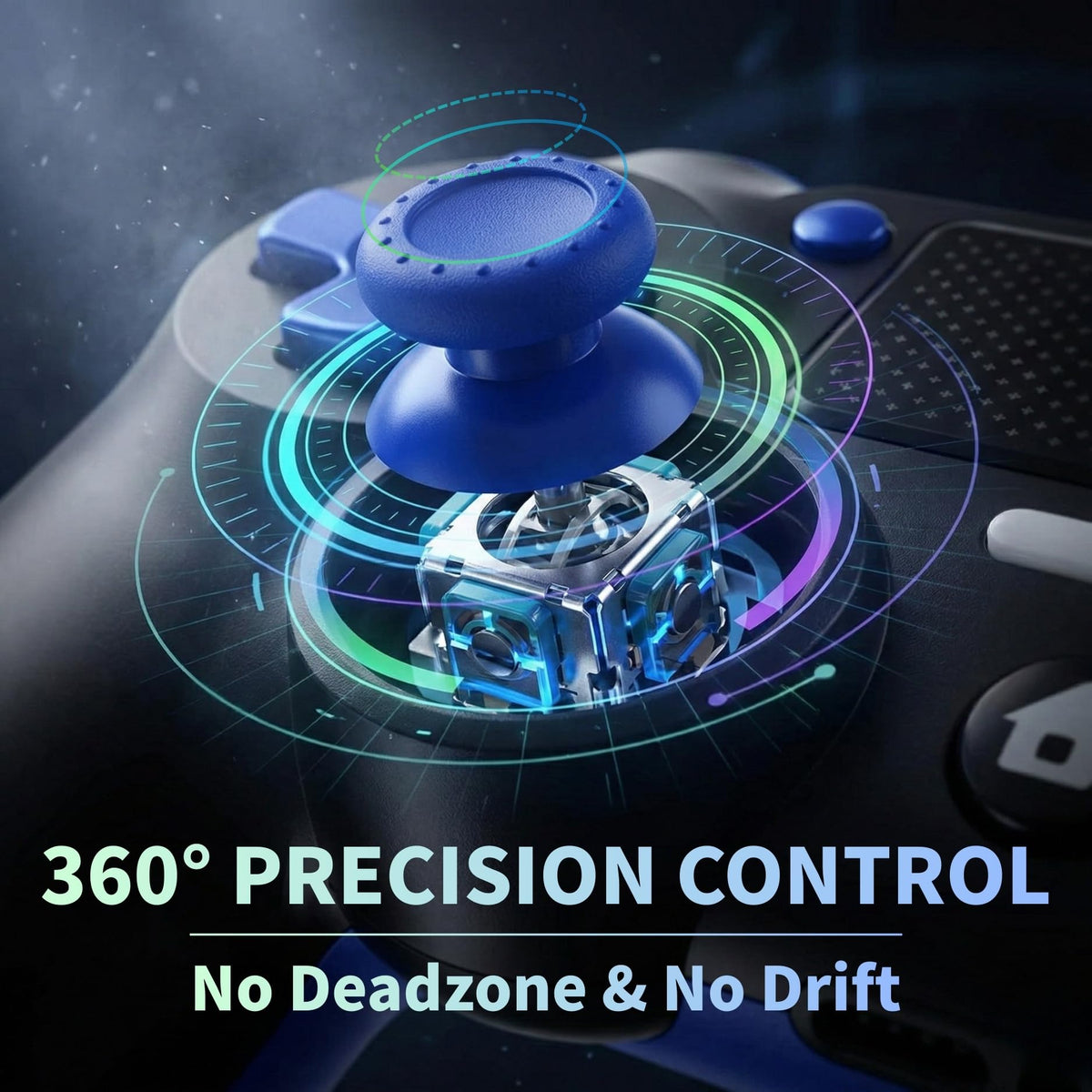 BJXOZ Wireless Controller for PS4 Controller, Gamepad with USB-C Port