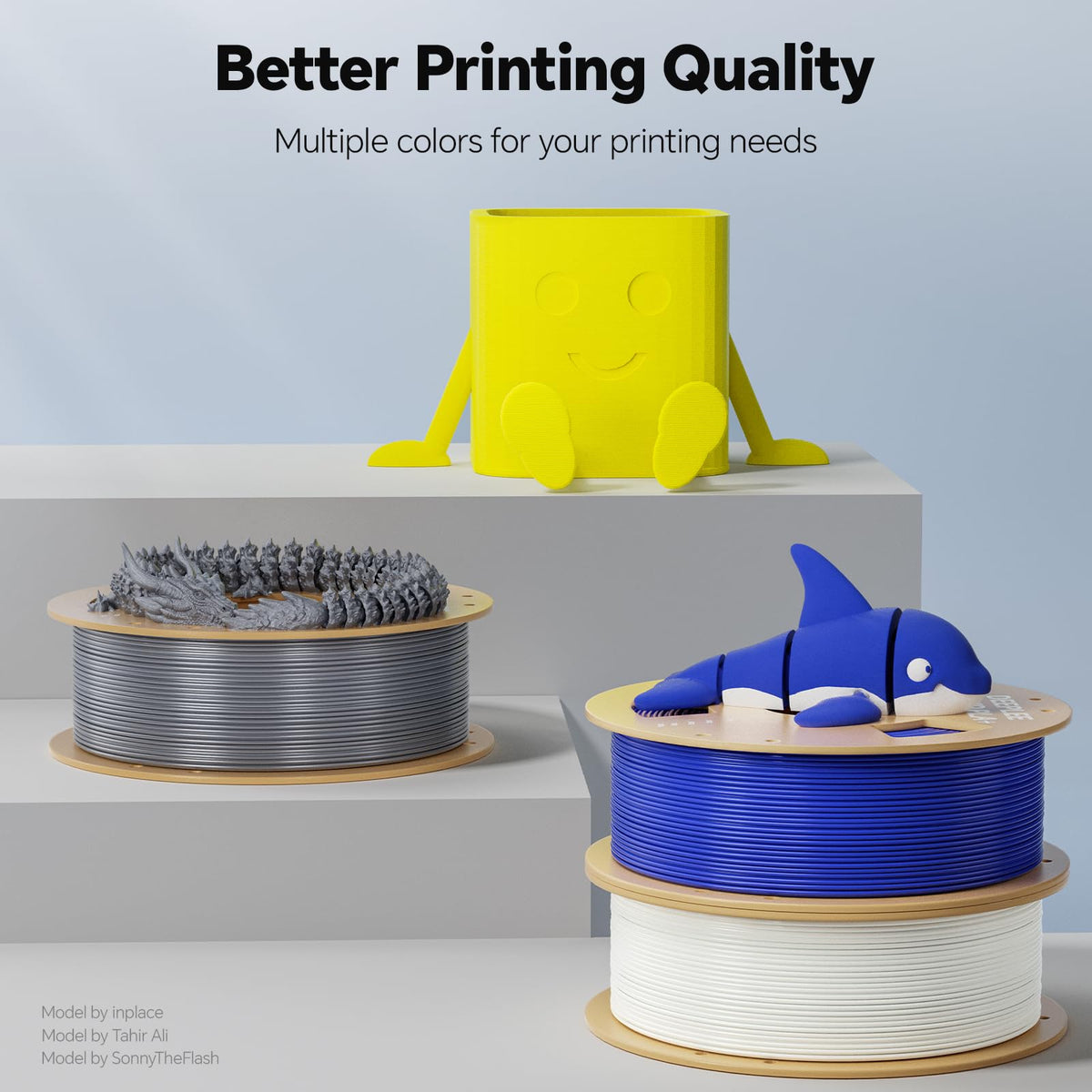 DEEPLEE Rapid PLA Plus Filament 1.75mm Orange 1kg