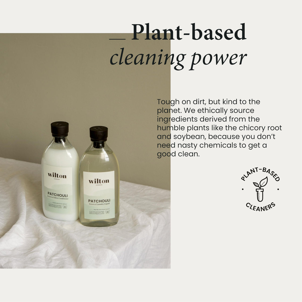 Wilton London Eco Friendly Lavender Laundry Liquid 30 Washes - Non-Bio - Plant-based & Biodegradable Laundry Detergent - Packed with Essential Oils - Made in UK - 1 Litre