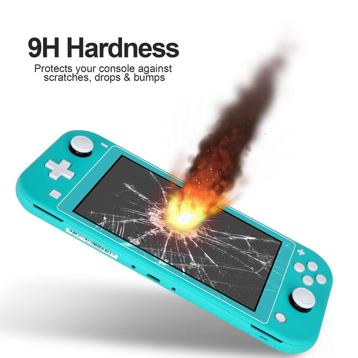 daydayup [3 Pack] Screen Protector Tempered Glass for Nintendo Switch - Hestia Goods Transparent HD Clear Anti-Scratch Screen Protector for Nintendo Switch