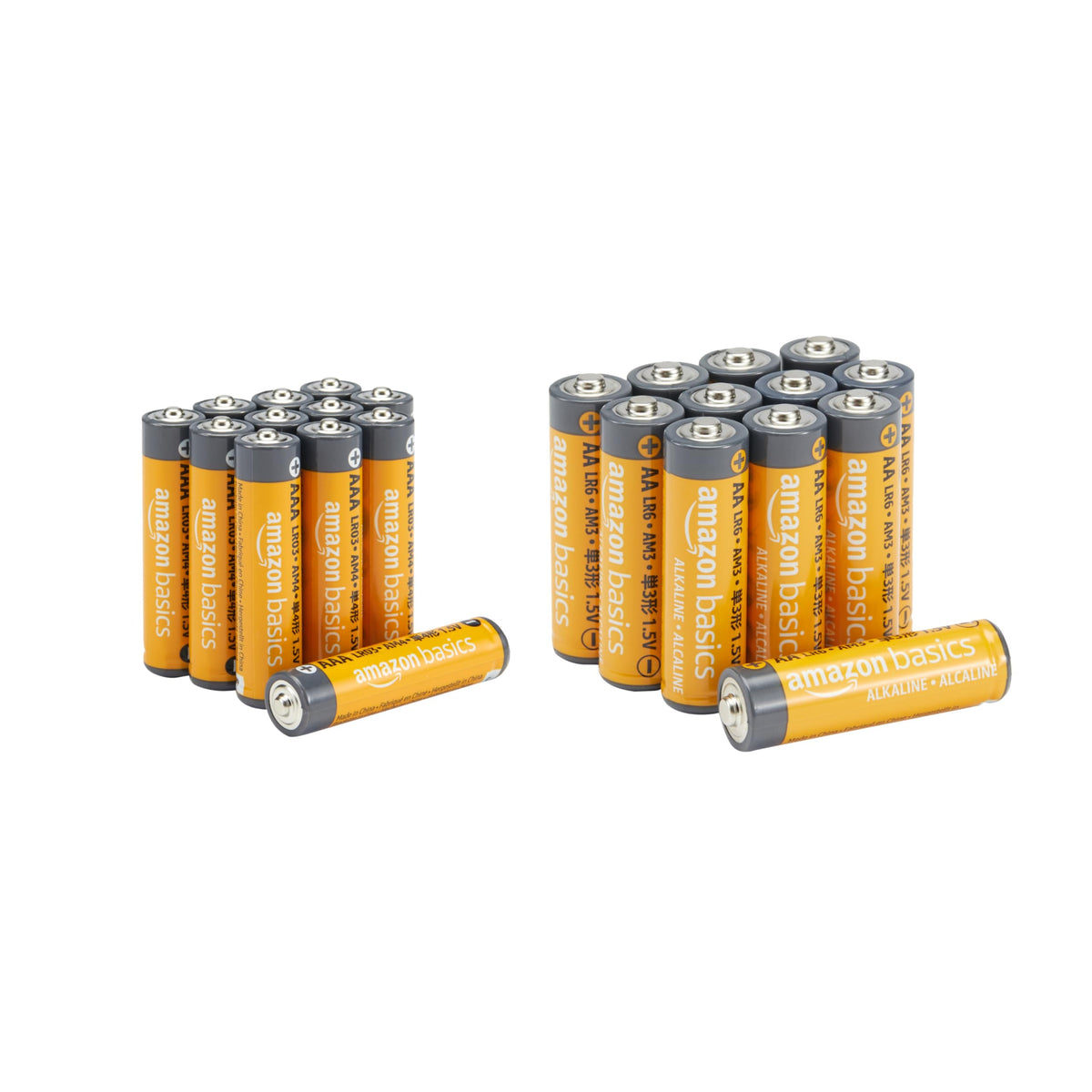 Amazon Basics 100-Pack AA Alkaline High-Performance Batteries, 1.5 Volt, 10-Year Shelf Life