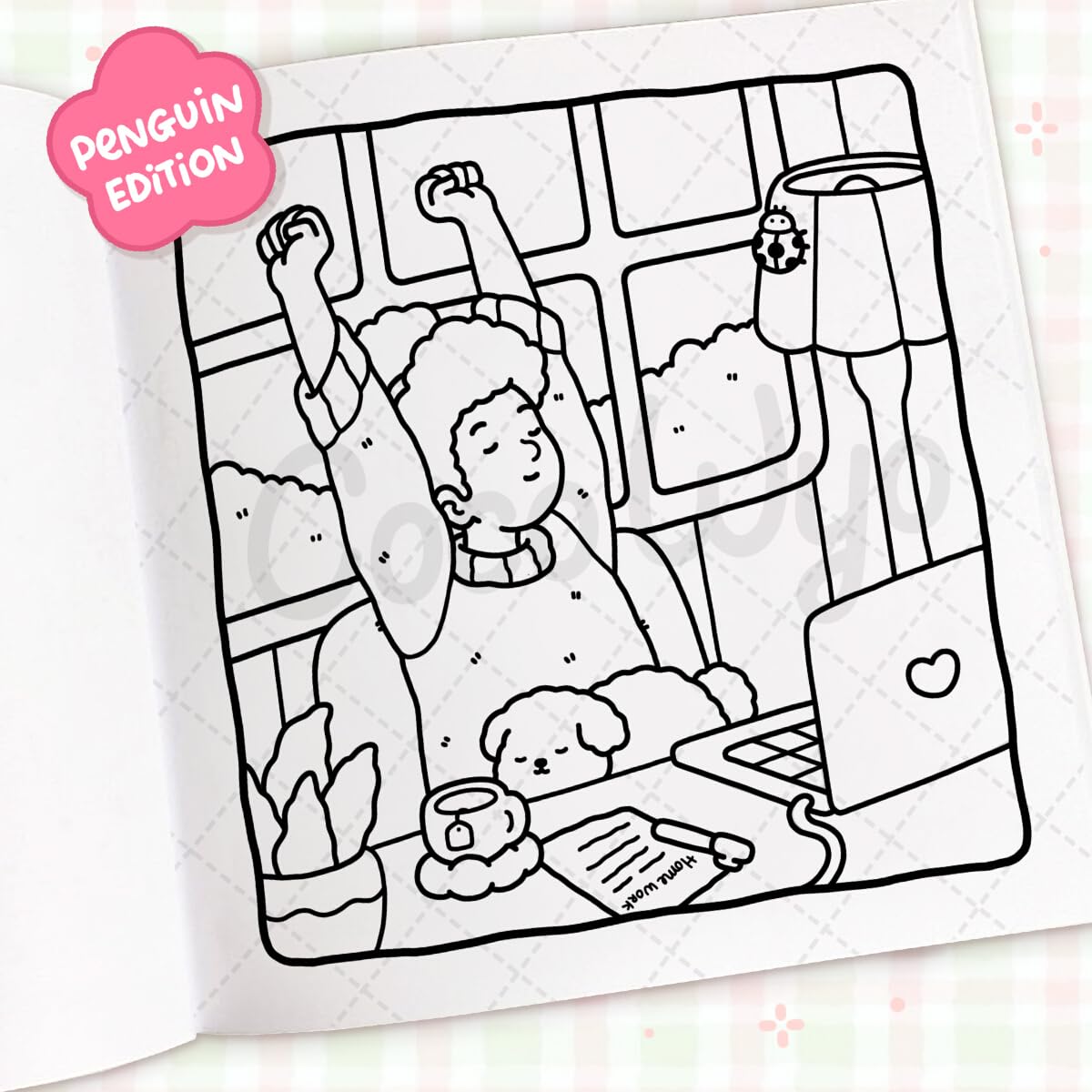 Girl Moments: A relaxing and cosy colouring book from the bestselling author (Coco Wyo)