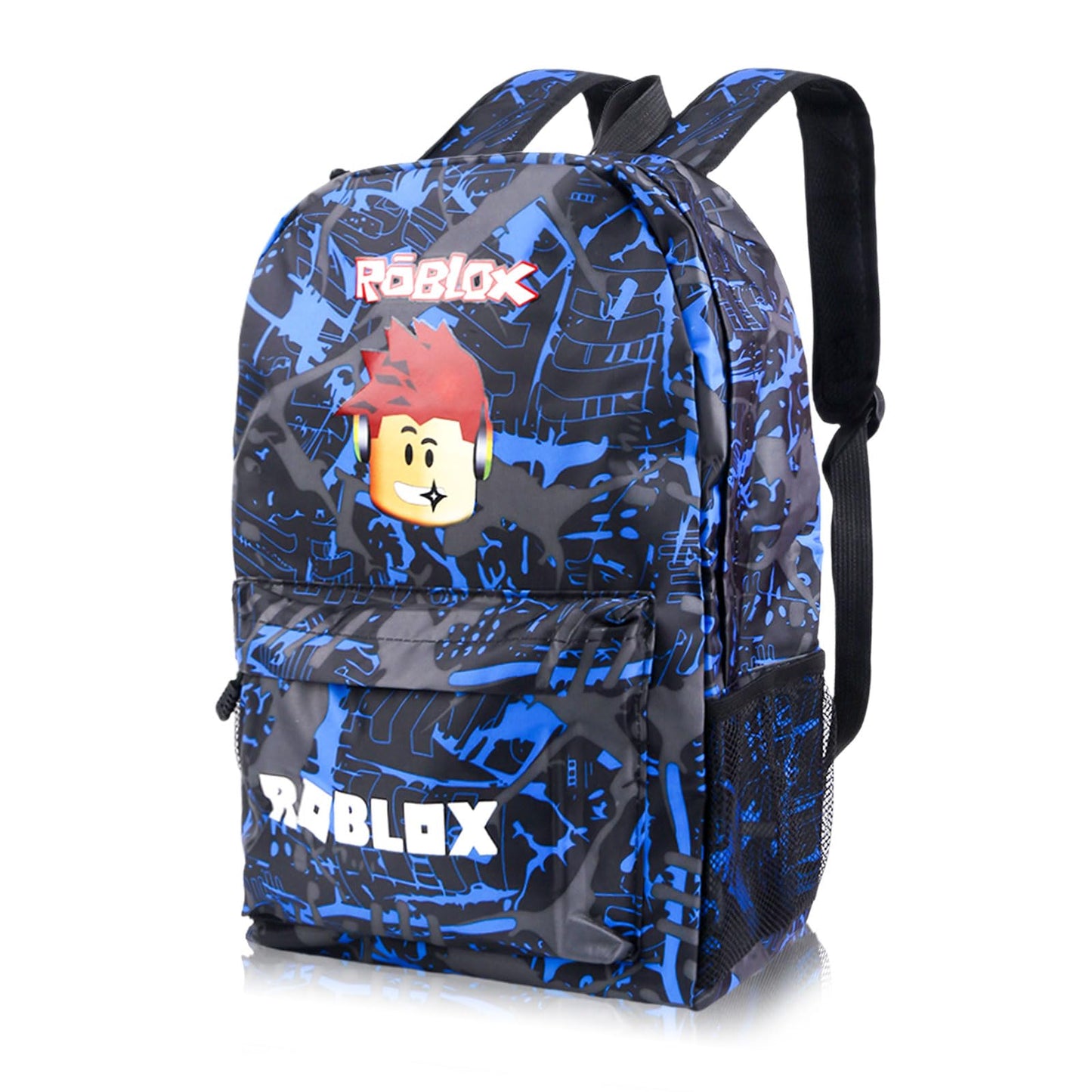yumcute De-mn Backpack Kids, Teen Game School Bags, Children Primary Schoolbag, Children's School Backpack, 17 Inch Large Capacity Travel Rucksack Waterproof Boys Girls Book Bags for Aged 3-12 Years