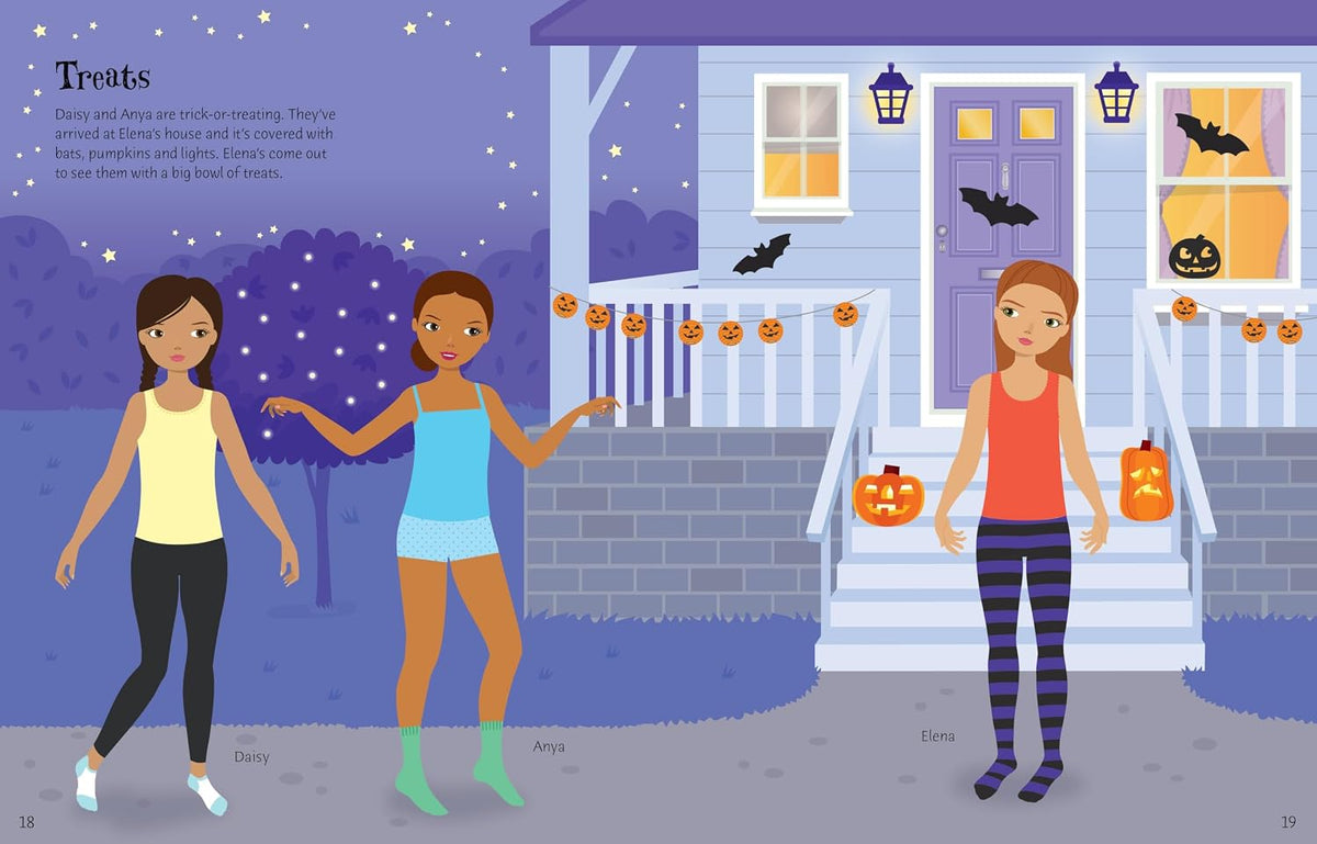 Sticker Dolly Dressing Halloween