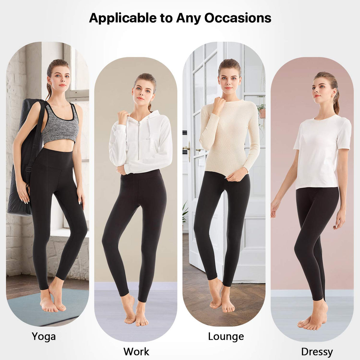 SINOPHANT High Waisted Leggings for Women Workout Gym Yoga