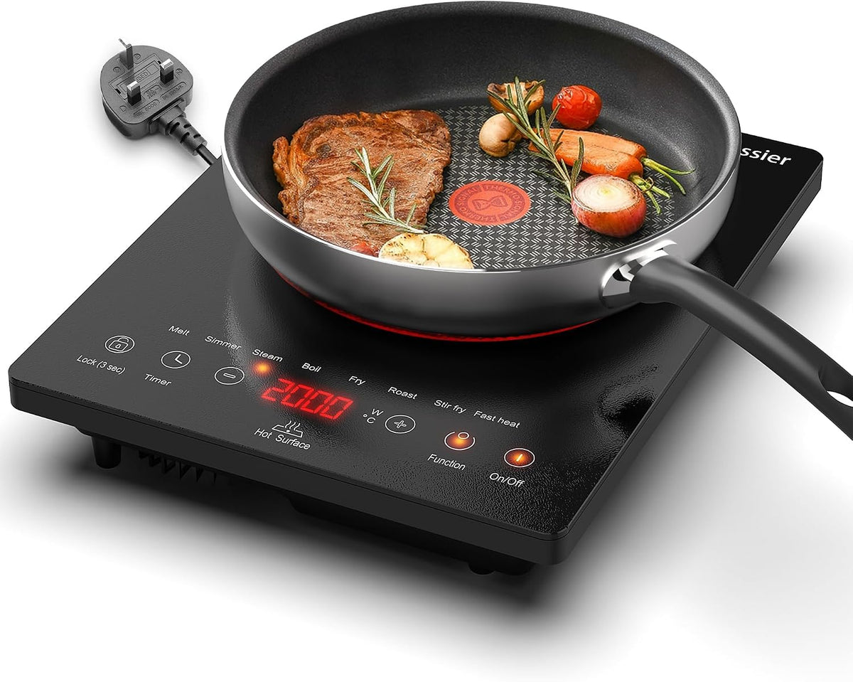 Portable Ceramic Hob, Pulg in Single Electric Hob 3600W