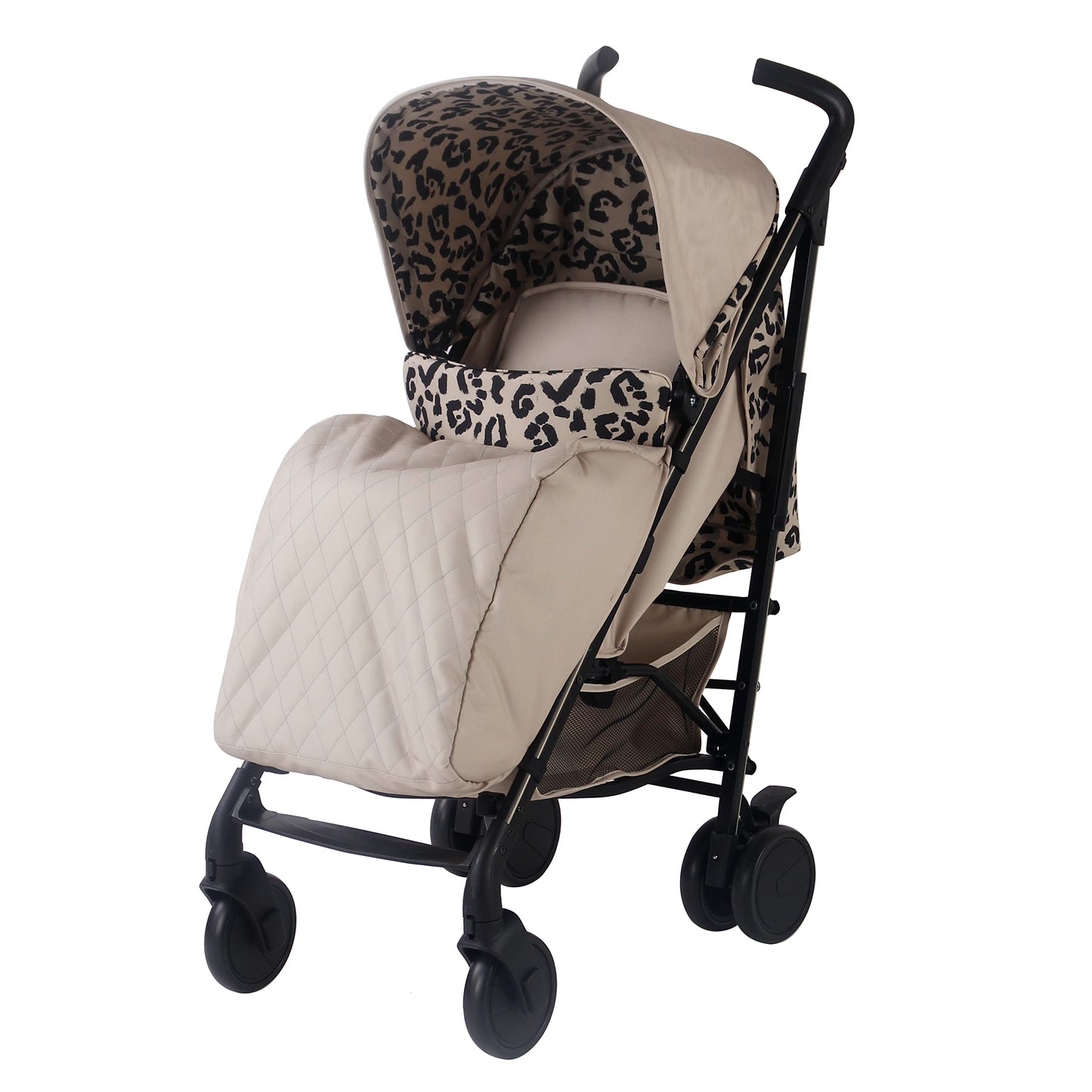 My Babiie MB51 Stroller – from Birth to 4 Years (22kg), Lightweight, Umbrella Fold, Travel Buggy for Toddlers, Pushchair Includes Footmuff, Cup Holder, Rain Cover - Blush Pink