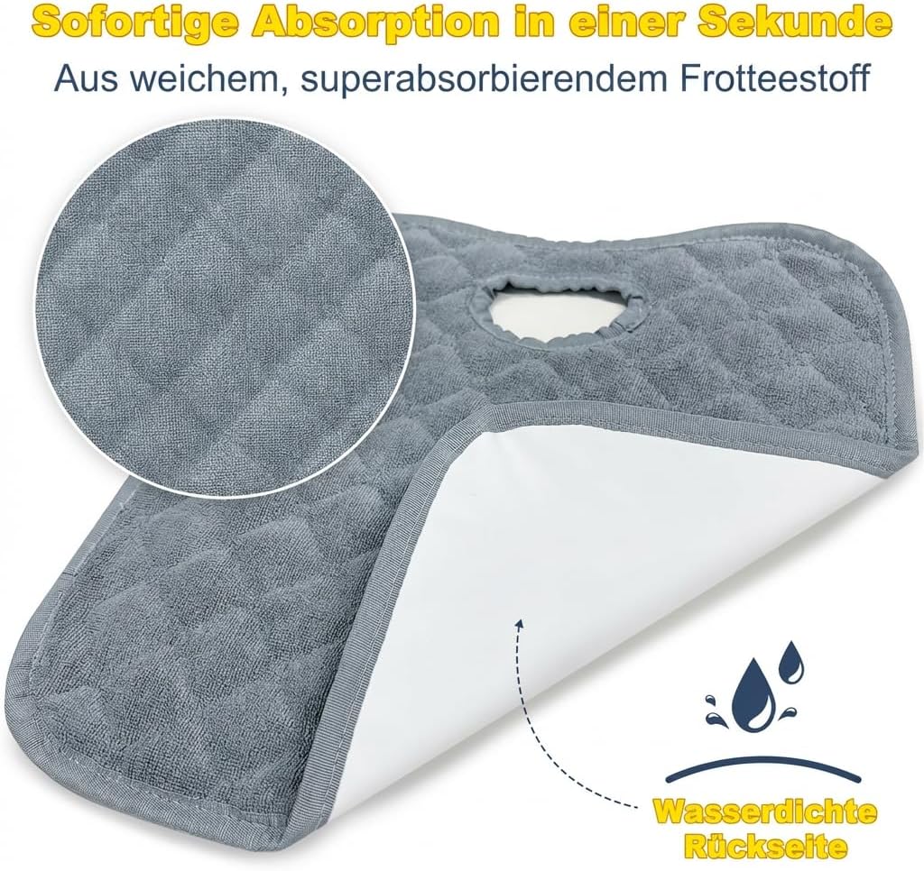 2PCS Waterproof Baby Car Seat Protectors, Car Seat Protector Potty Training Liner for Toddler Baby Kids (Grey&Black）