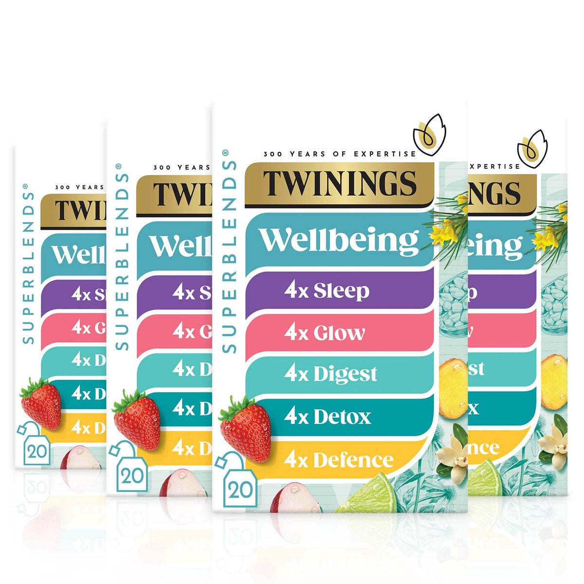 Twinings English Breakfast Tea, 4 x 80 Biodegradable Plant-Based Tea Bags