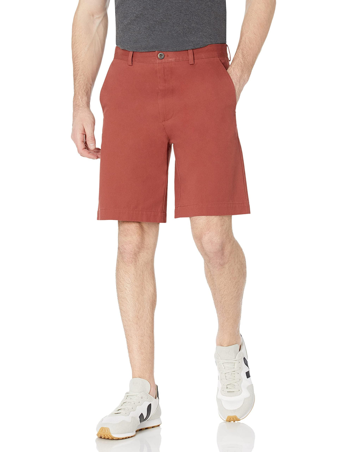 Amazon Essentials Men's Classic Fit 9" (23cm) Chino Shorts with Pockets
