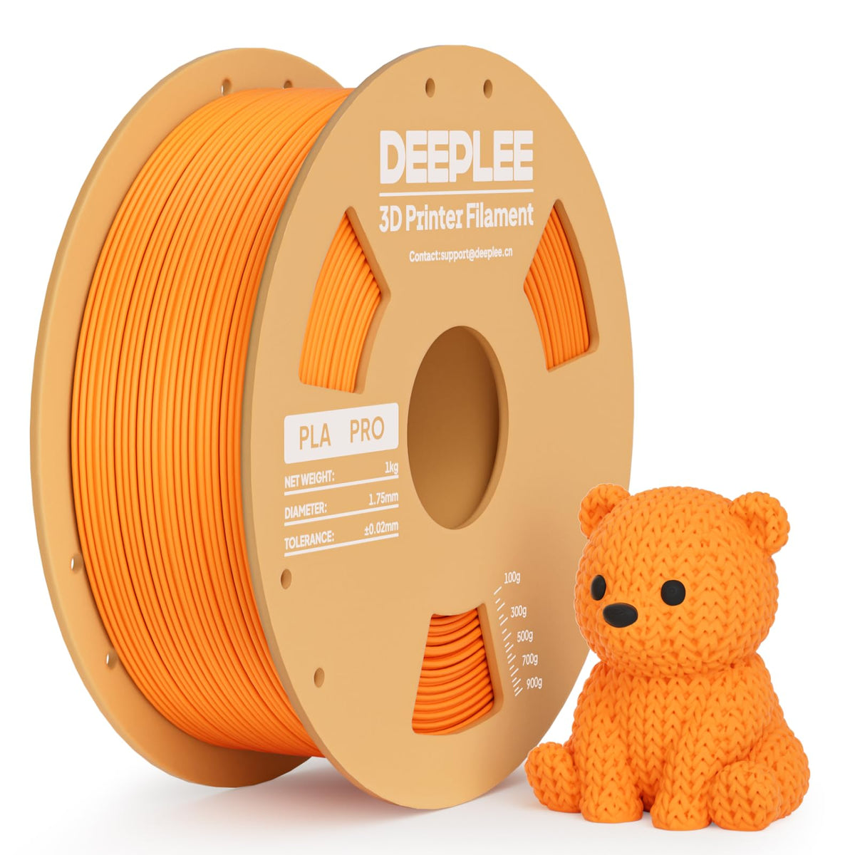 DEEPLEE PLA Filament 1.75mm PLA Pro White*1