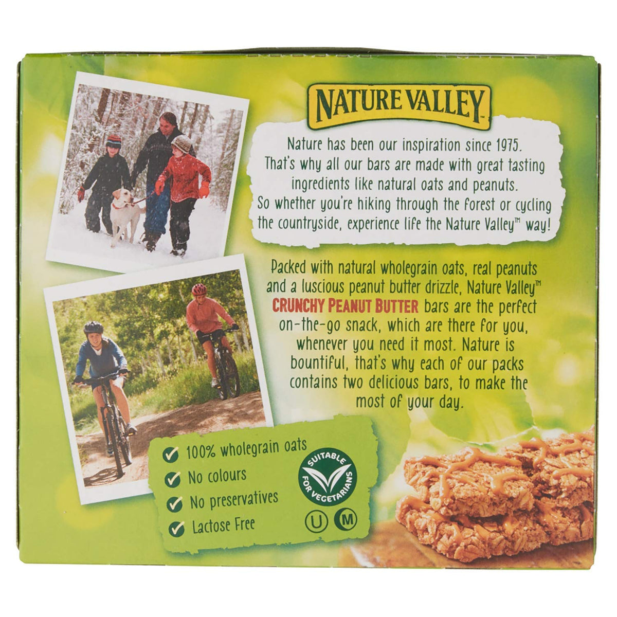 Nature Valley Crunchy Oats and Chocolate Cereal Bars, 18 x 42 g