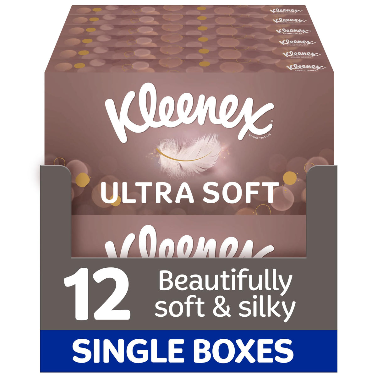 Kleenex Ultra Soft Tissues - Multipack 12 Cube Tissue Boxes