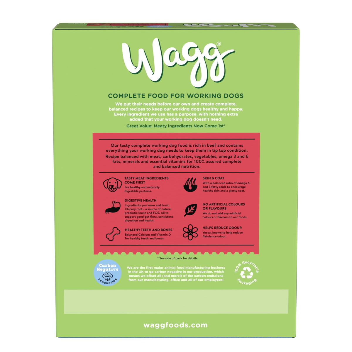 Wagg Active Goodness Complete Dry Adult Dog Food Chicken 12kg