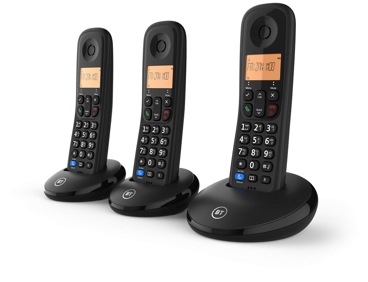 BT Everyday Cordless Landline House Phone, Home Phone, Basic Call Blocker, Do Not Disturb button, Single Handset Pack