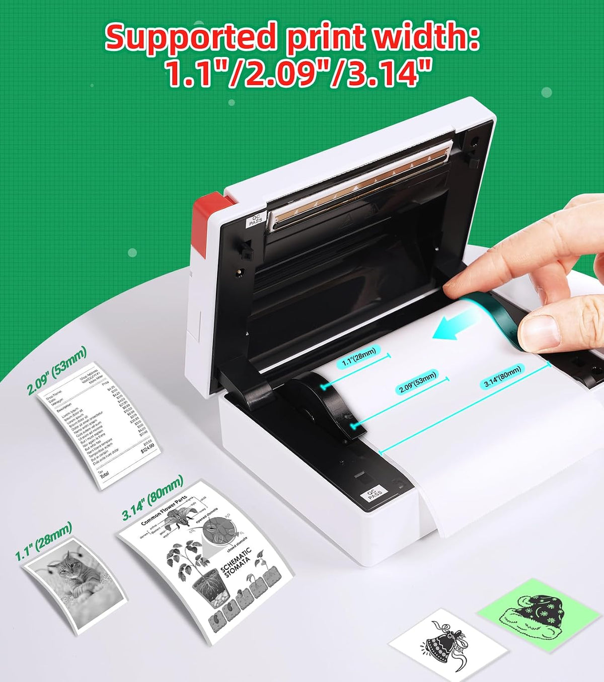 ORGBRO X3 Sticker Printer Mini Bluetooth Thermal Portable Label Maker