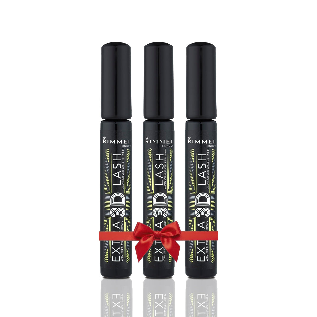 Rimmel Extra 3D Lash Volumising Mascara, 8 ml (Pack of 1), Black