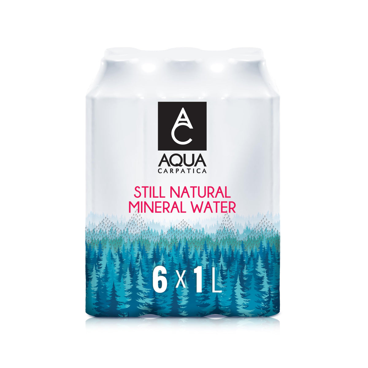 AQUA Carpatica Still Mineral Water, Naturally Alkaline, PET, 6 x 500ml
