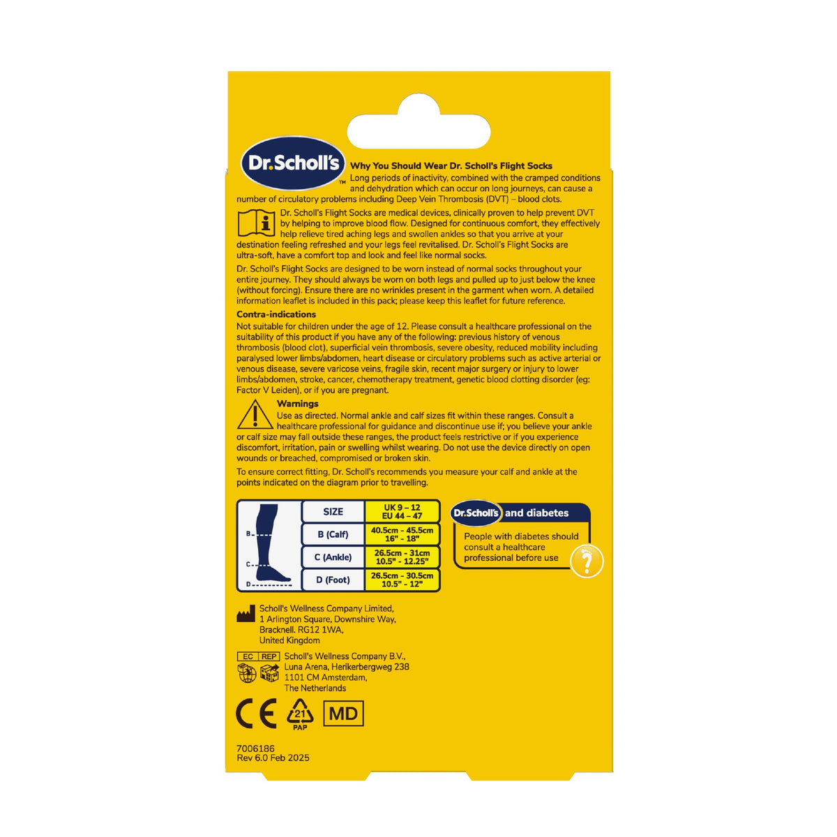 Dr. Scholl's Flight Socks - Clinically Proven Compression Socks for Flight Travel - Help Prevent Swollen Ankles and Deep Vein Thrombosis