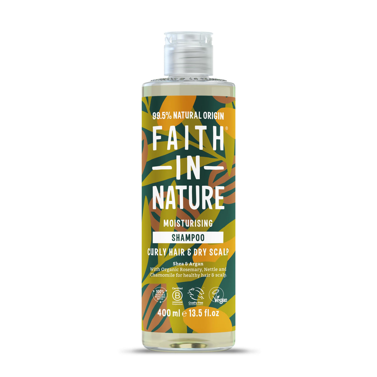 Faith In Nature Organic Coconut Shampoo, Hydrating for Dry Hair & Scalp, Vegan & Cruelty Free, No SLS, Silcones or Parabens, 400ml