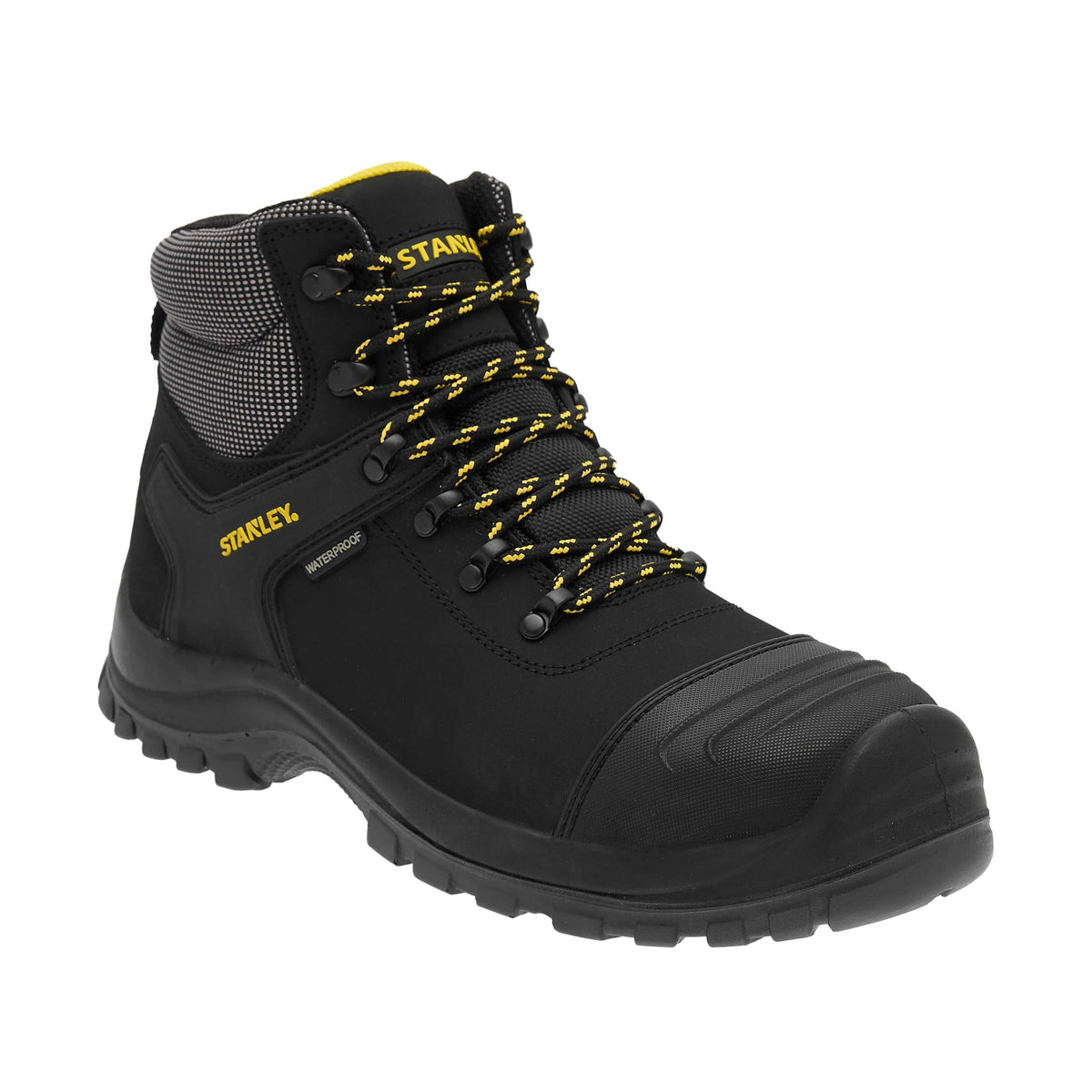 STANLEY Branxton Men's Leather, Steel Toe, Steel Midsole Plate, Waterproof, Safety Work Boot