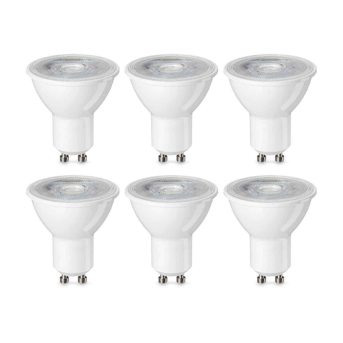 Amazon Basics LED GU10 Spotlight Bulb, 4.7W (equivalent to 50W), Warm White, Non Dimmable - Pack of 10