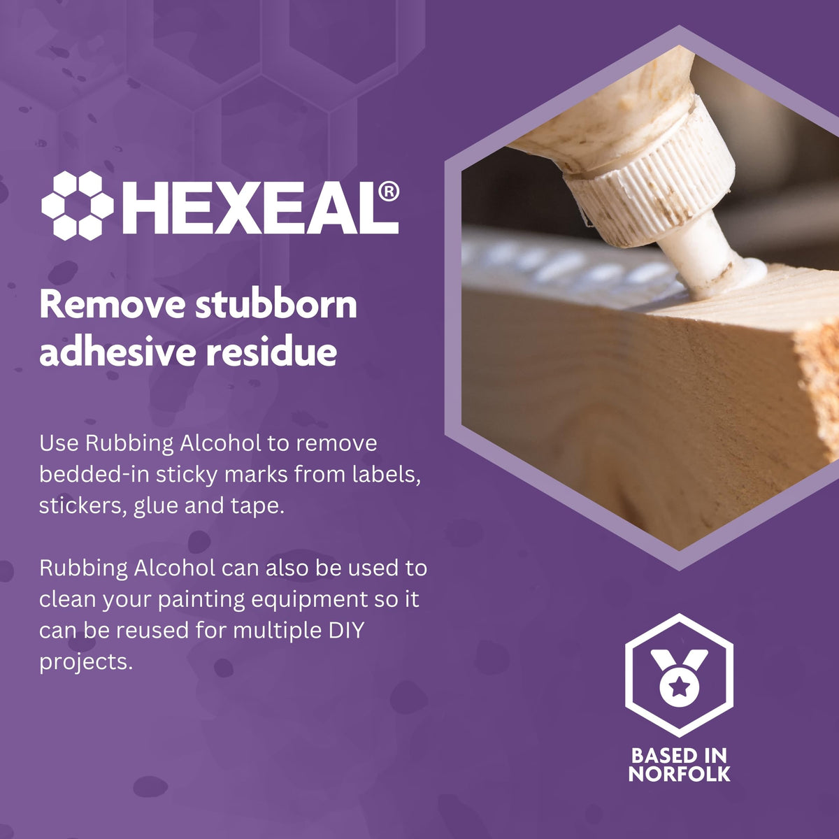 Hexeal 70% Rubbing Alcohol 1L – Cleaning Fluid & Disinfectant