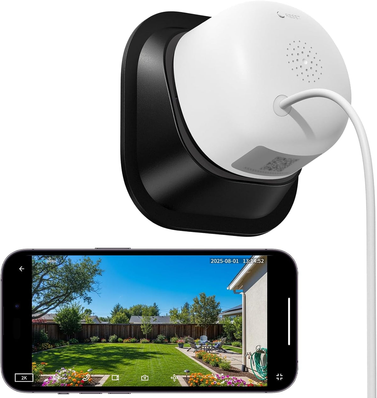 wansview 5G Window Security Camera - 2K Indoor Camera for Home Security, K1