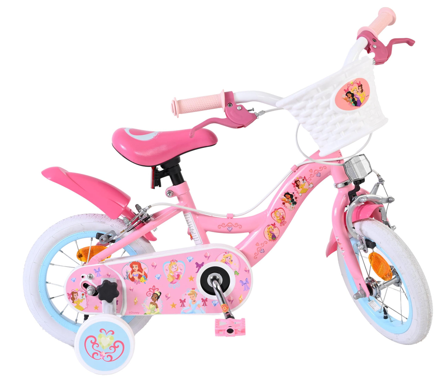 Volare Official Marvel Spider-Man Kids Bike 12" with Stabilisers — Ages 3-4