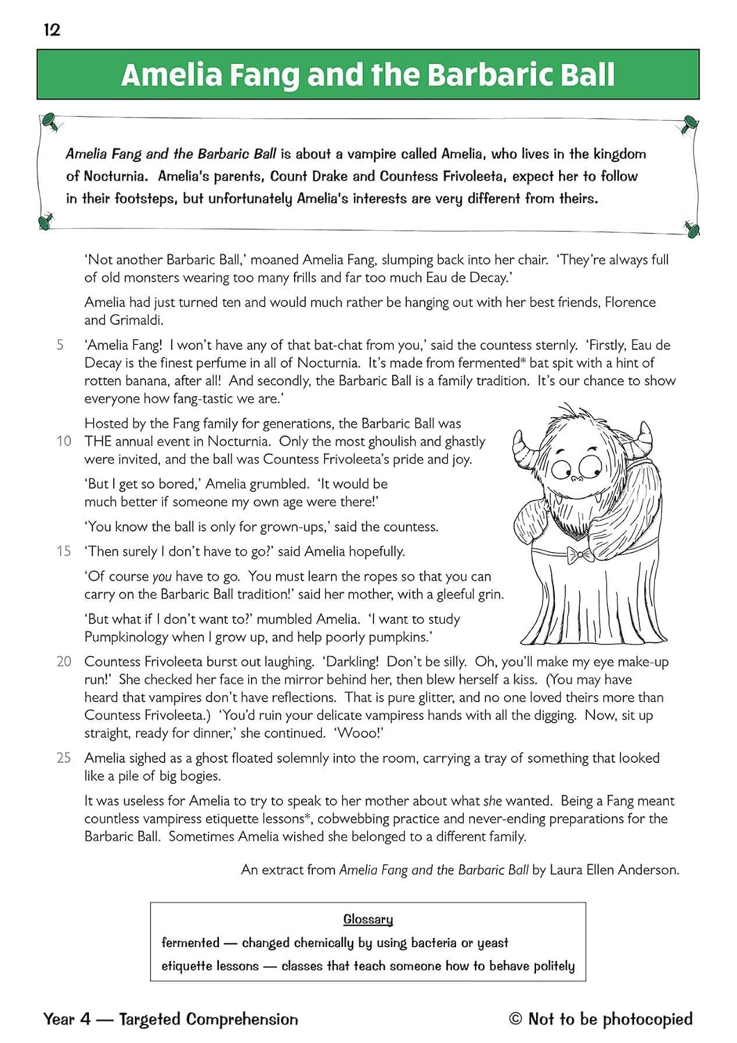 KS2 English Year 4 Reading Comprehension Targeted Question Book - Book 1 (with Answers) (CGP Year 4 English)