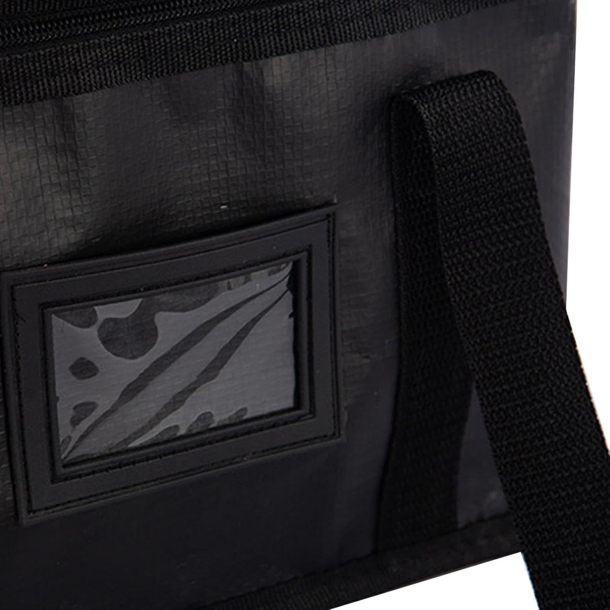 40L Insulated Thermal Food Delivery Bag for Hot & Cold Meals, Large Foldable Cooler with Insulation for Picnic, Camping, Lunch & Outdoor Use (Black)
