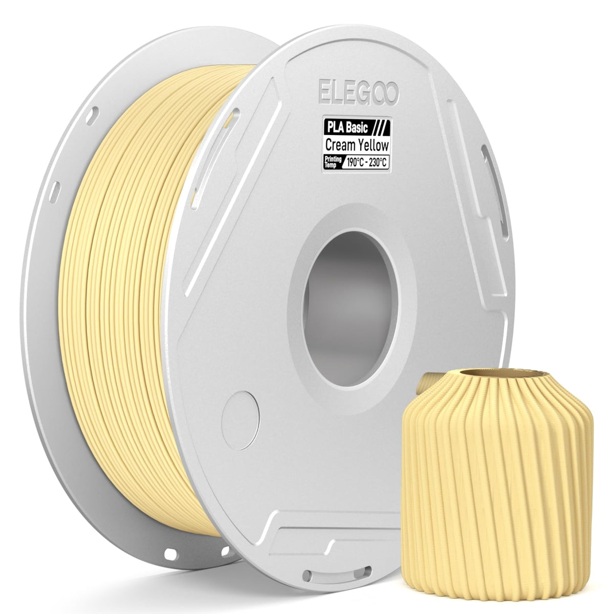 ELEGOO PLA Basic Refill 3D Printer Filament 1.75mm Red 1KG, Easy Storage
