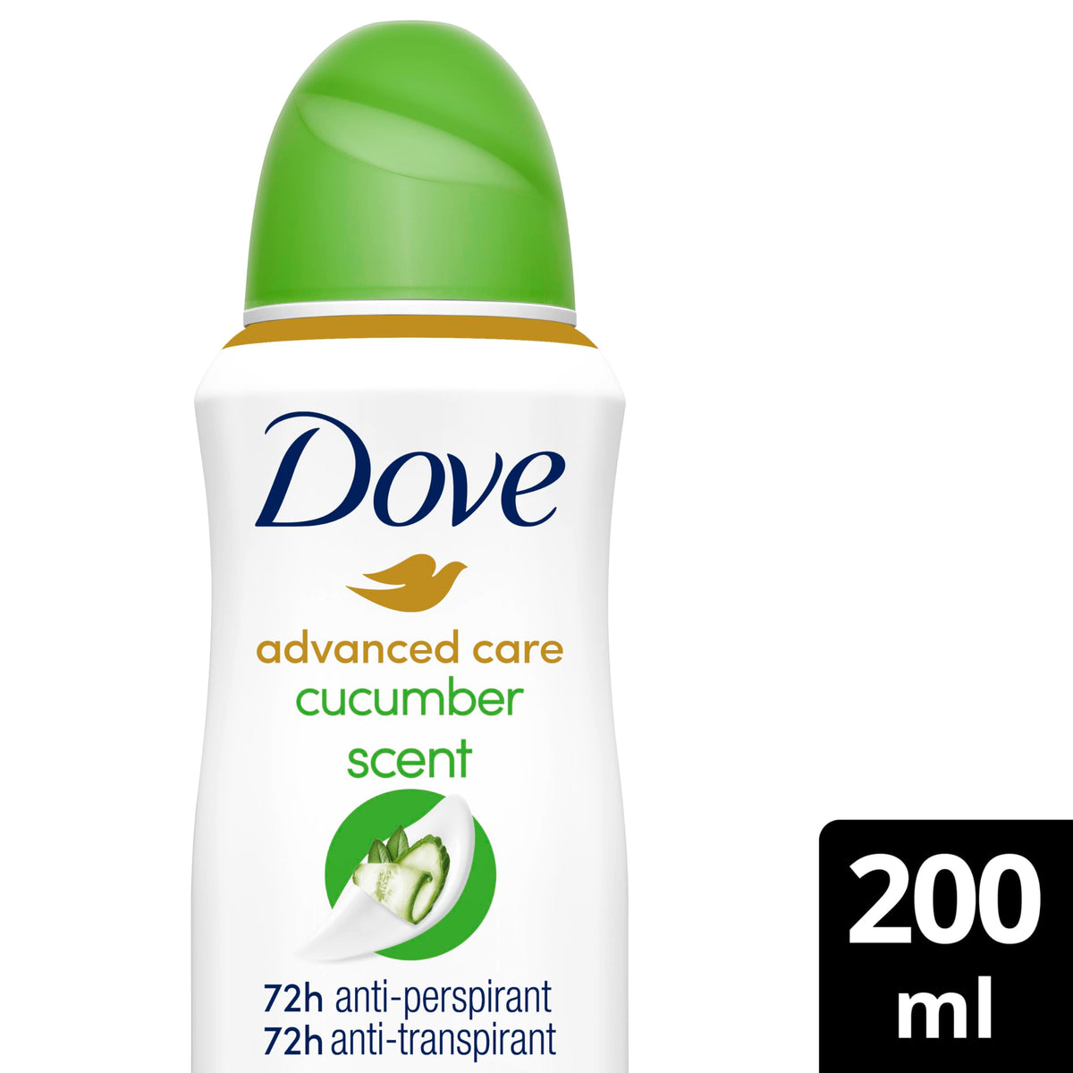 Dove Advanced Care Original Anti-perspirant Deodorant Spray with Triple Moisturising technology aerosol for 72 hours of protection 100 ml