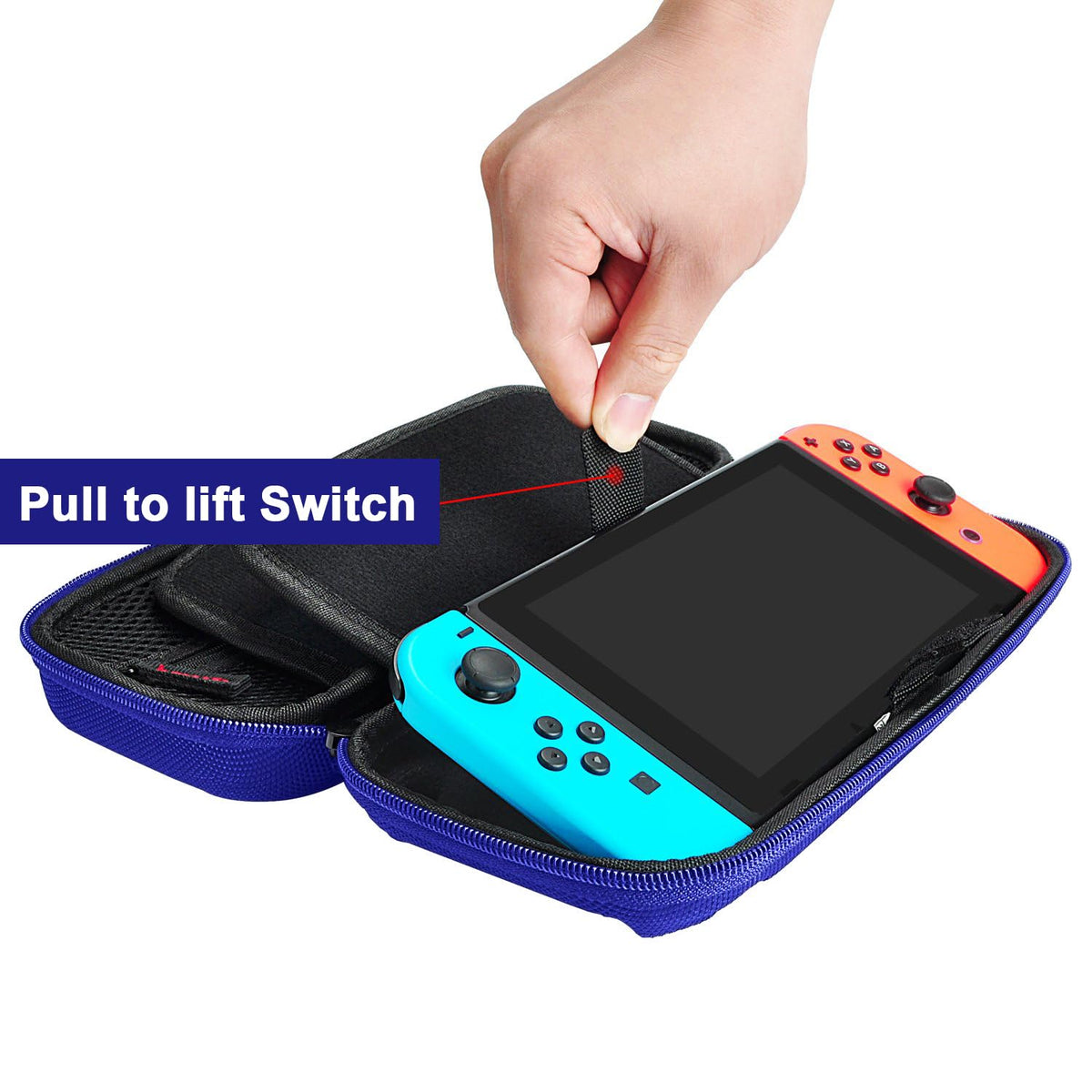 daydayup Switch 2 Carry Case Compatible with Nintendo Switch 2, with 24 Games Cartridges Protective Hard Shell Travel Carrying Case Pouch for Switch 2 Console & Accessories,Black